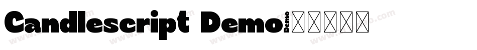 Candlescript Demo字体转换